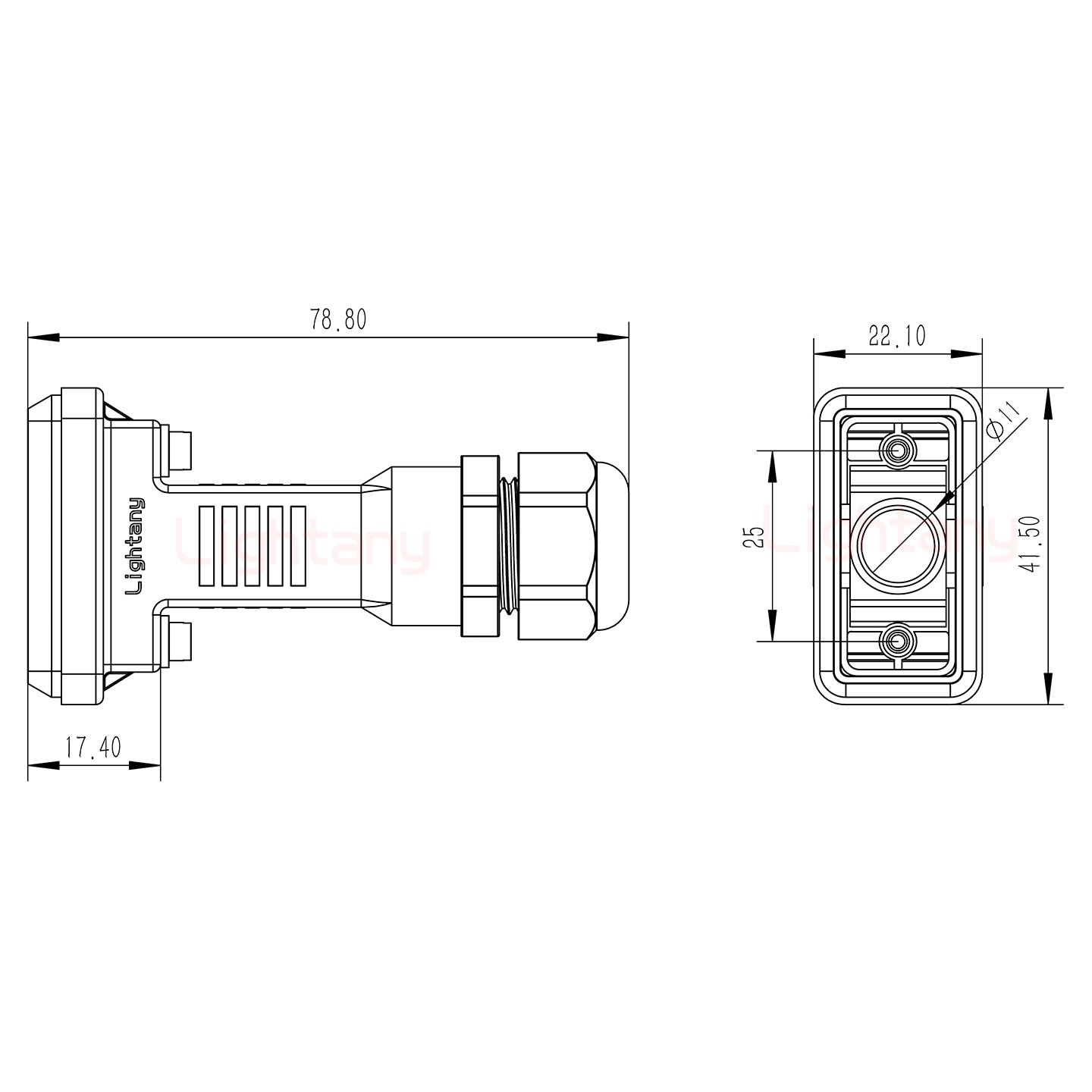 5W1公頭焊線(xiàn)+防水接頭/線(xiàn)徑5~11mm/射頻同軸50歐姆