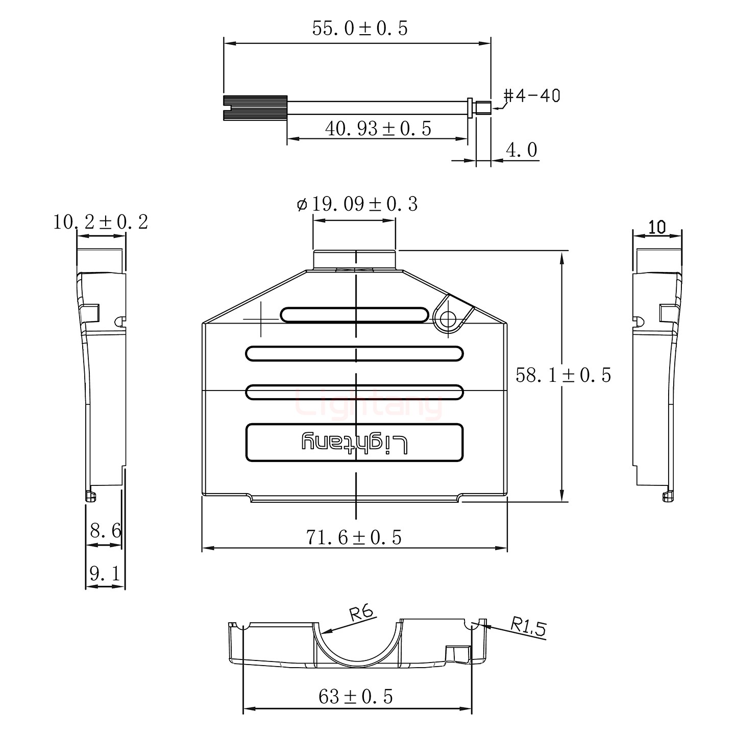 8W8母短體焊線30A+37P金屬外殼2185直出線4~12mm