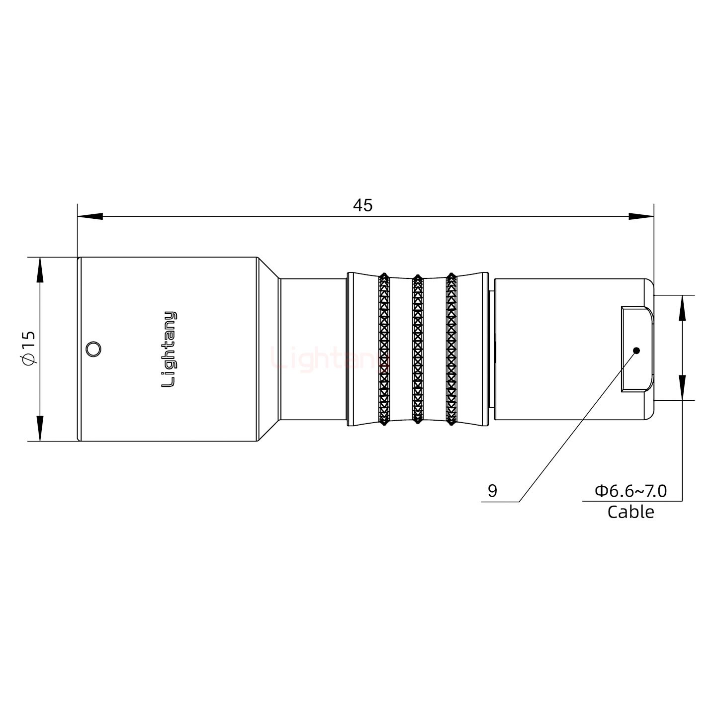 FHG.1K.005.CLAK70推拉自鎖彎式插頭