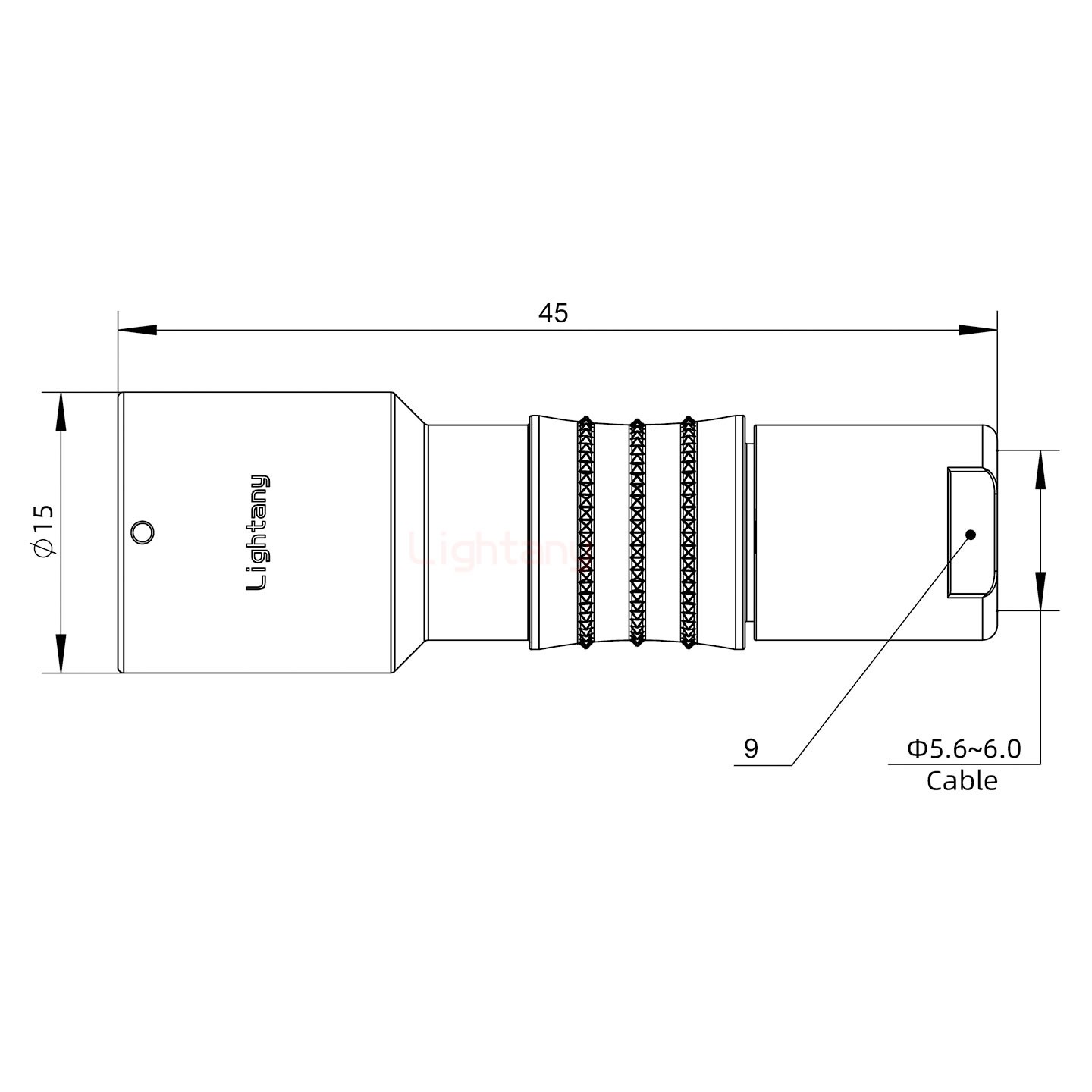 FHG.1K.006.CLAC60推拉自鎖彎式插頭