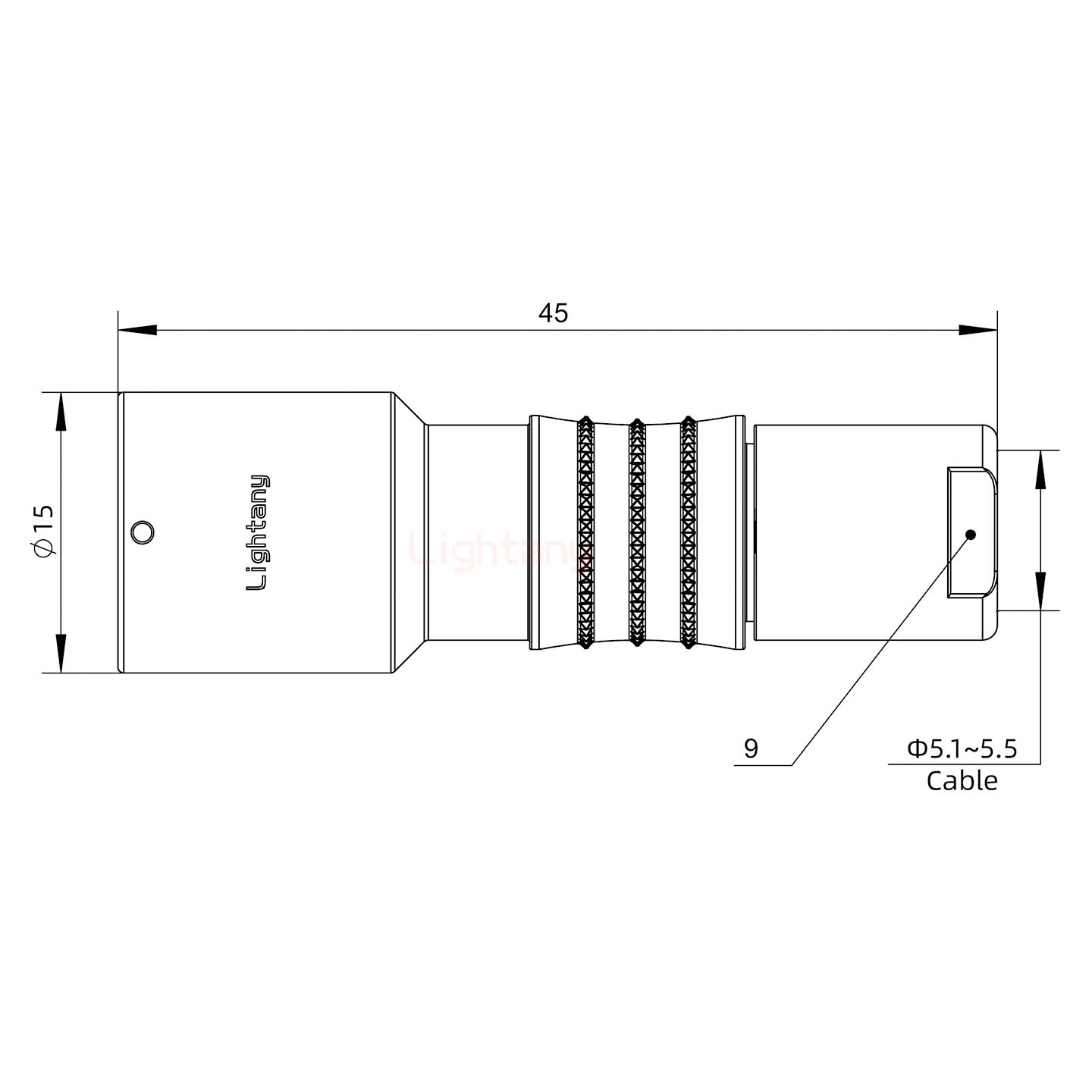 PHG.1K.004.CLAC55推拉自鎖浮動(dòng)插座