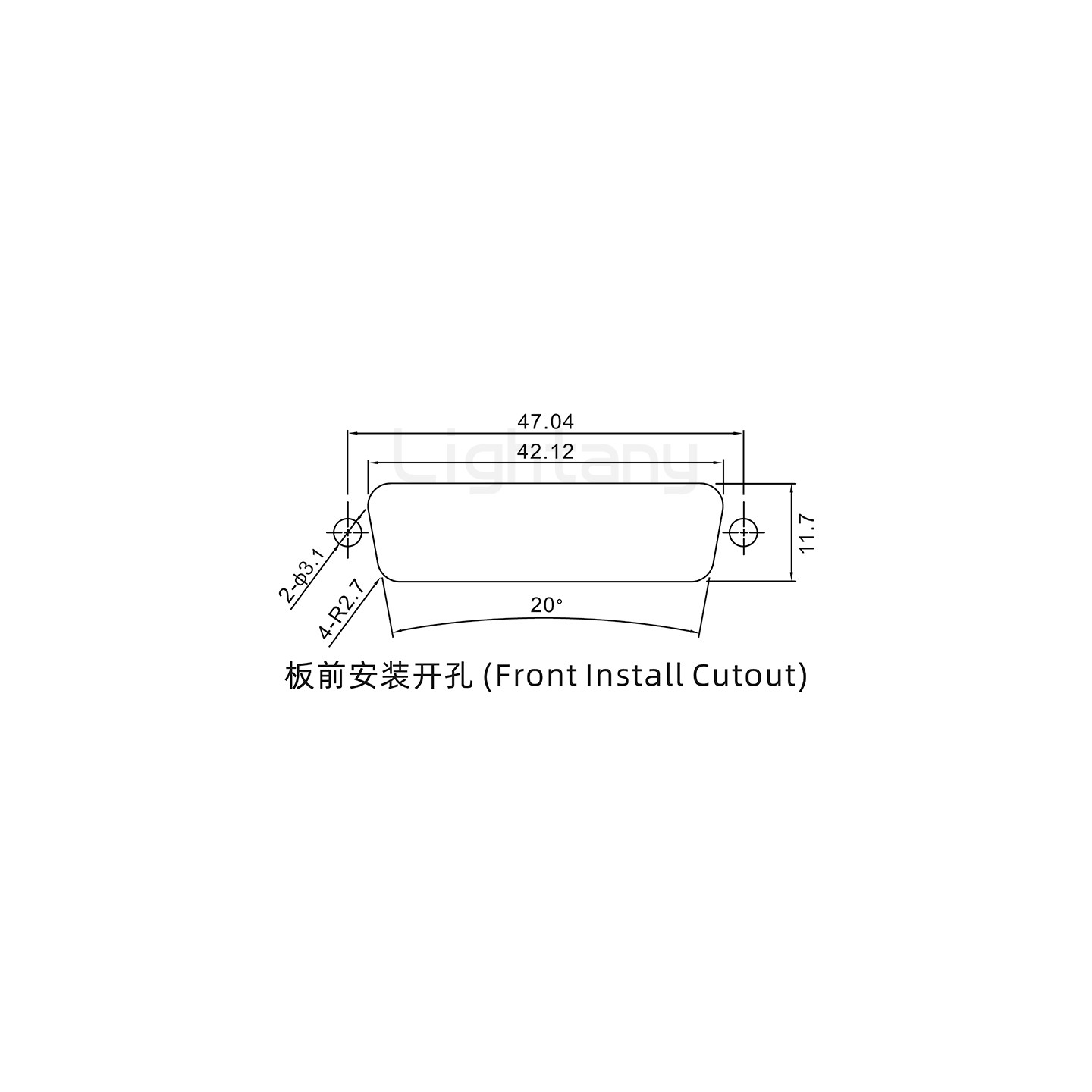 13W3公焊線式/鎖螺絲螺母+防水墊片/大電流40A