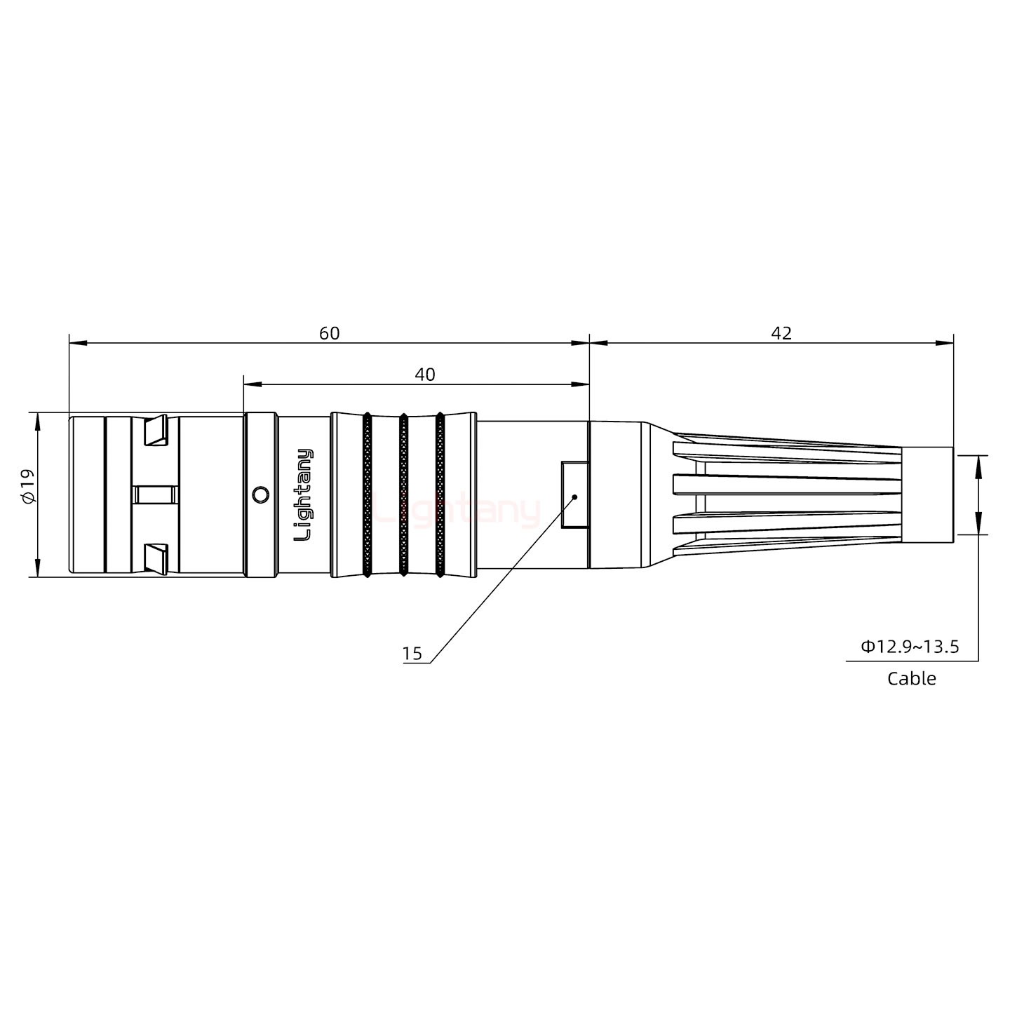 FGG.3K.002.CLAK13Z推拉自鎖帶護套直式插頭