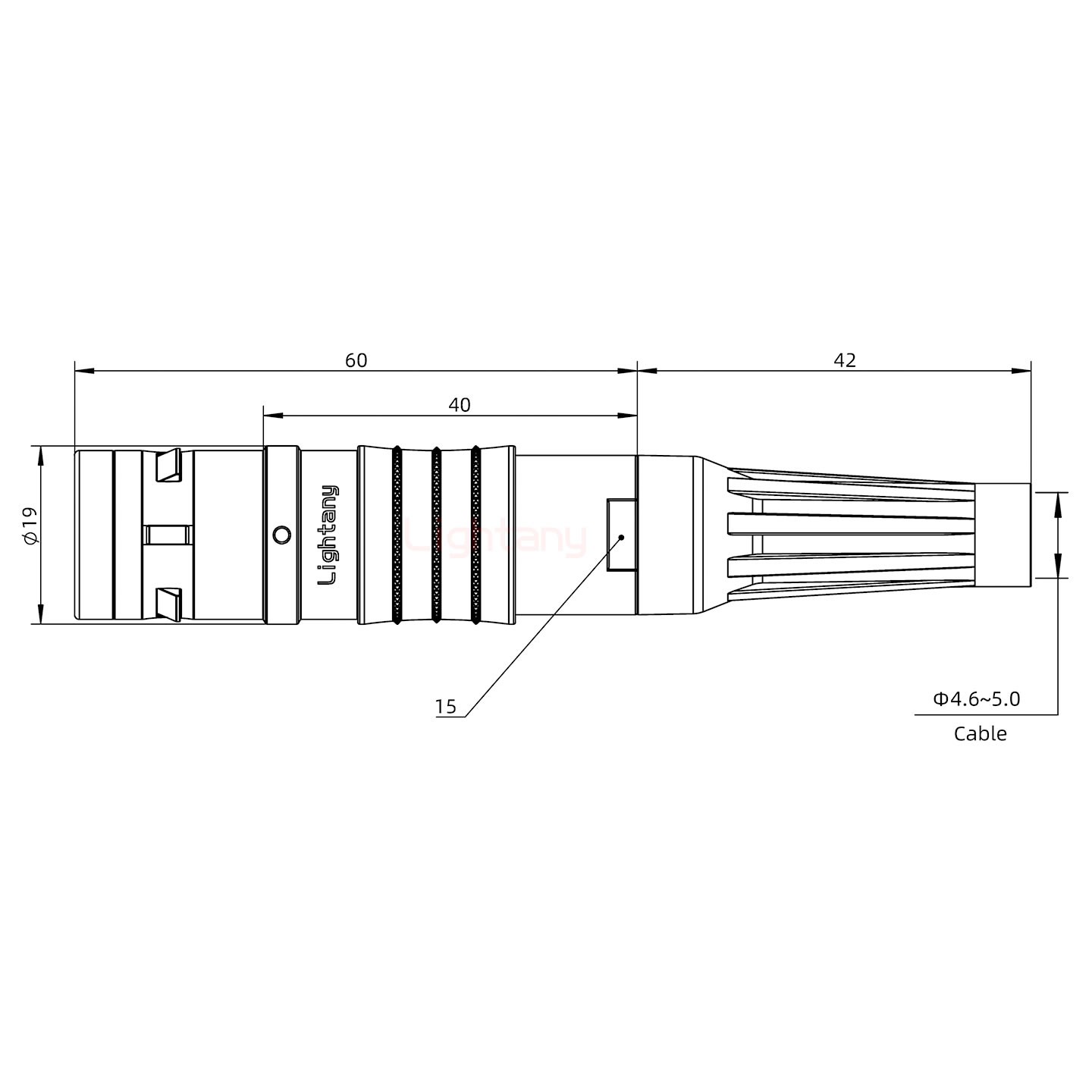 FGG.3K.005.CLAC50Z推拉自鎖帶護套直式插頭