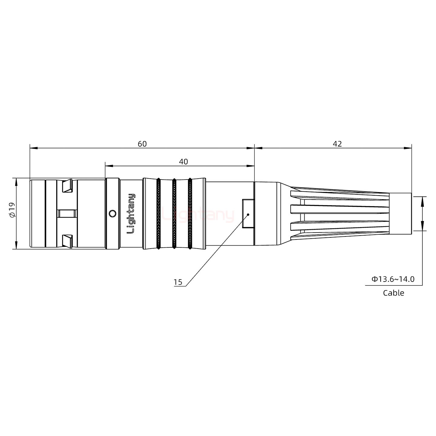 FGG.3K.008.CLAK14Z推拉自鎖帶護套直式插頭