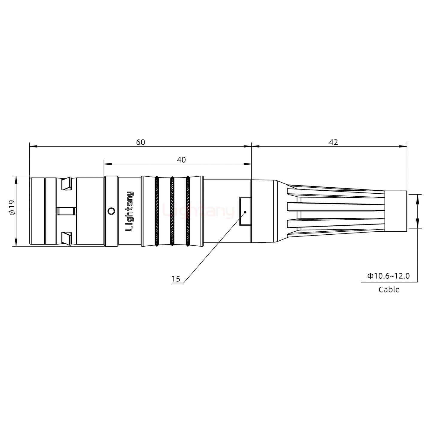 FGG.3K.026.CLAK11Z推拉自鎖帶護套直式插頭