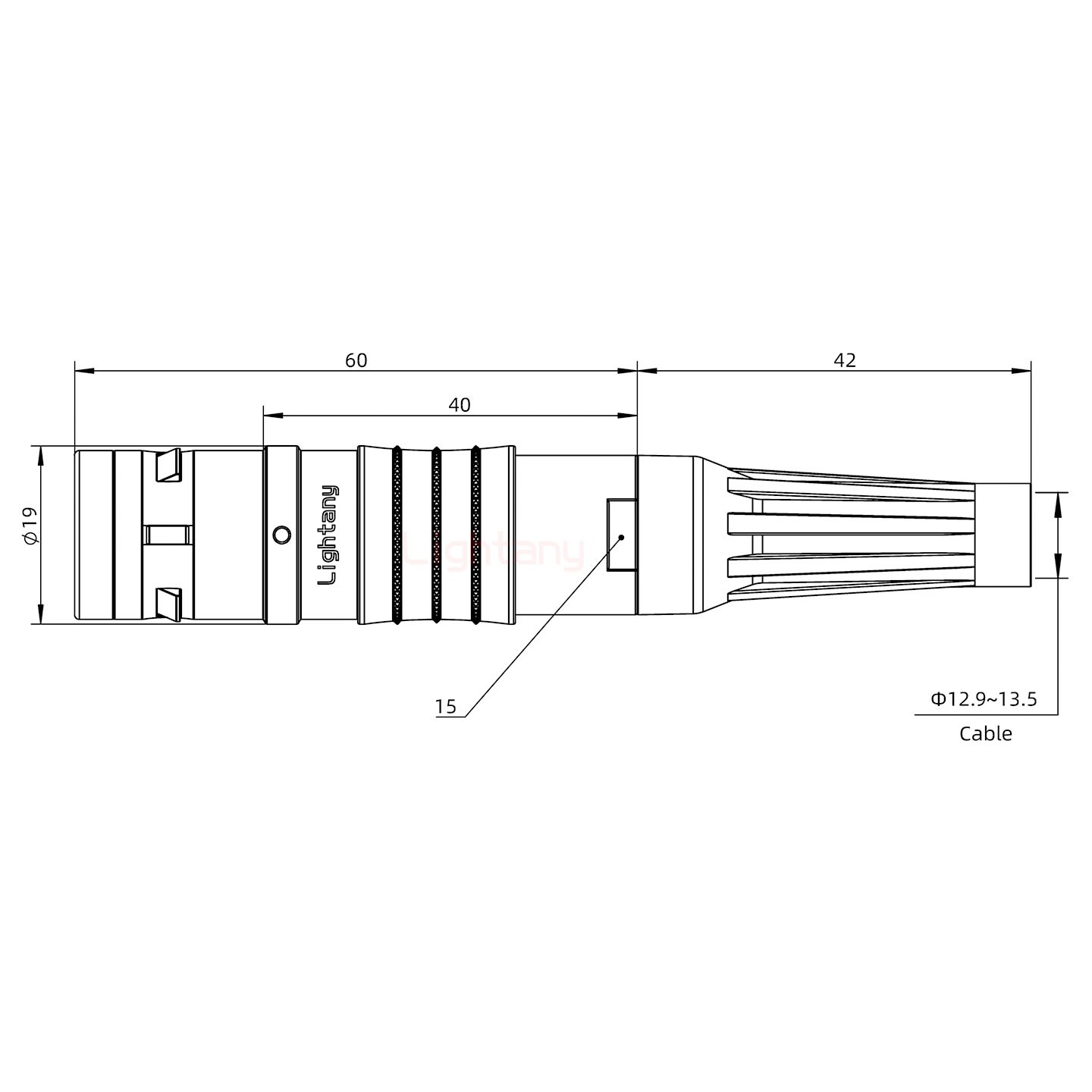 FGG.3K.026.CLAK13Z推拉自鎖帶護(hù)套直式插頭